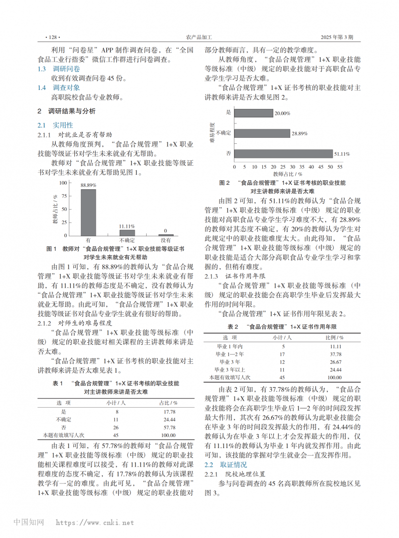 高職院校“食品合規(guī)管理”1+X 職業(yè)技能等級(jí)證書調(diào)研與分析_01